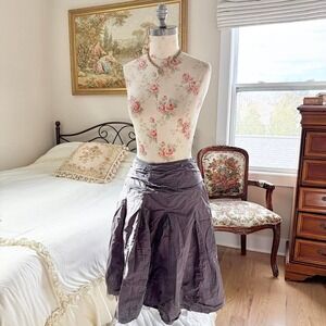 Gray grunge‎ skirt  y2k speechless size 9 black